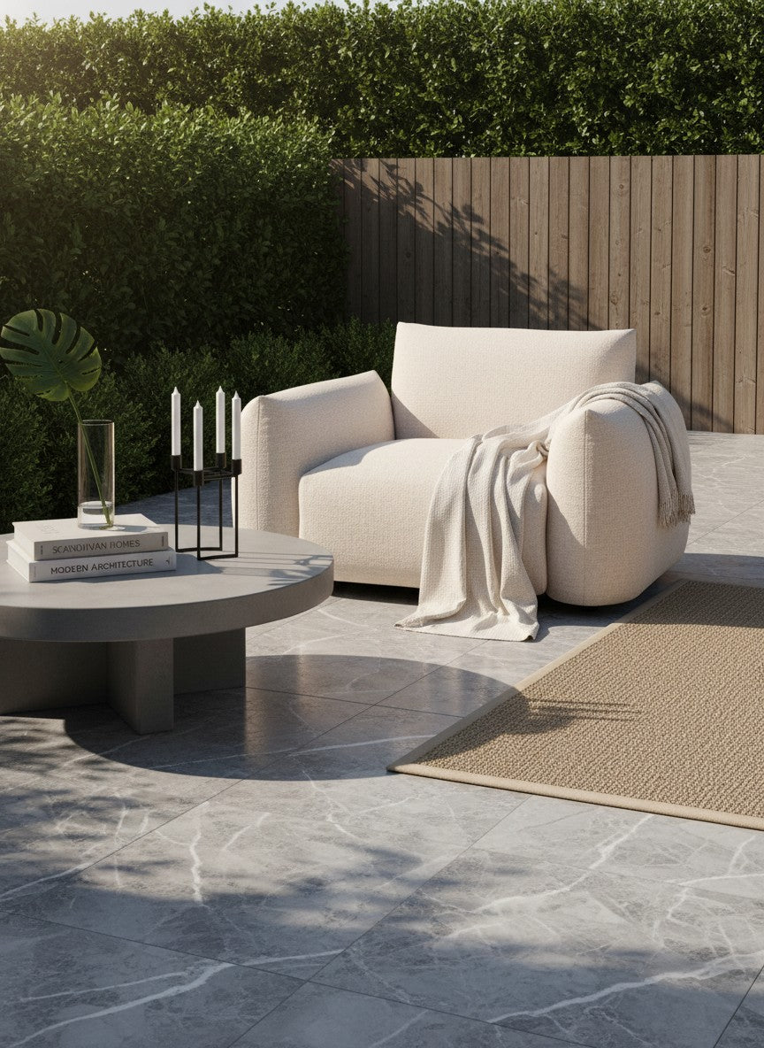 
Fauteuil de jardin haut de gamme « Dawson » - Alpine Beige