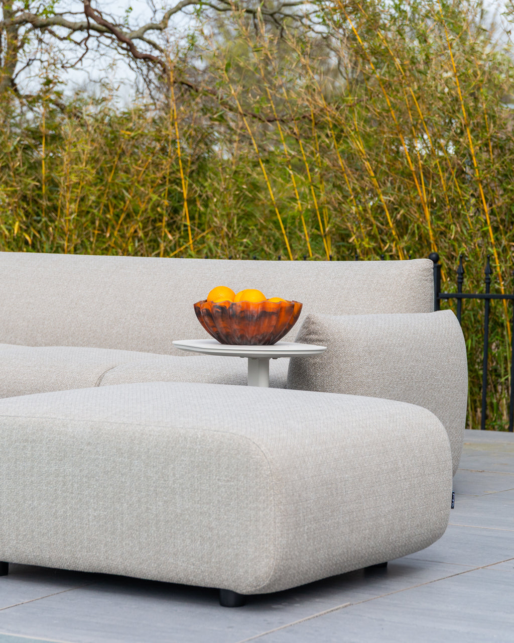 
Sgabello di design da esterno «Dawson» - Greige Alpino