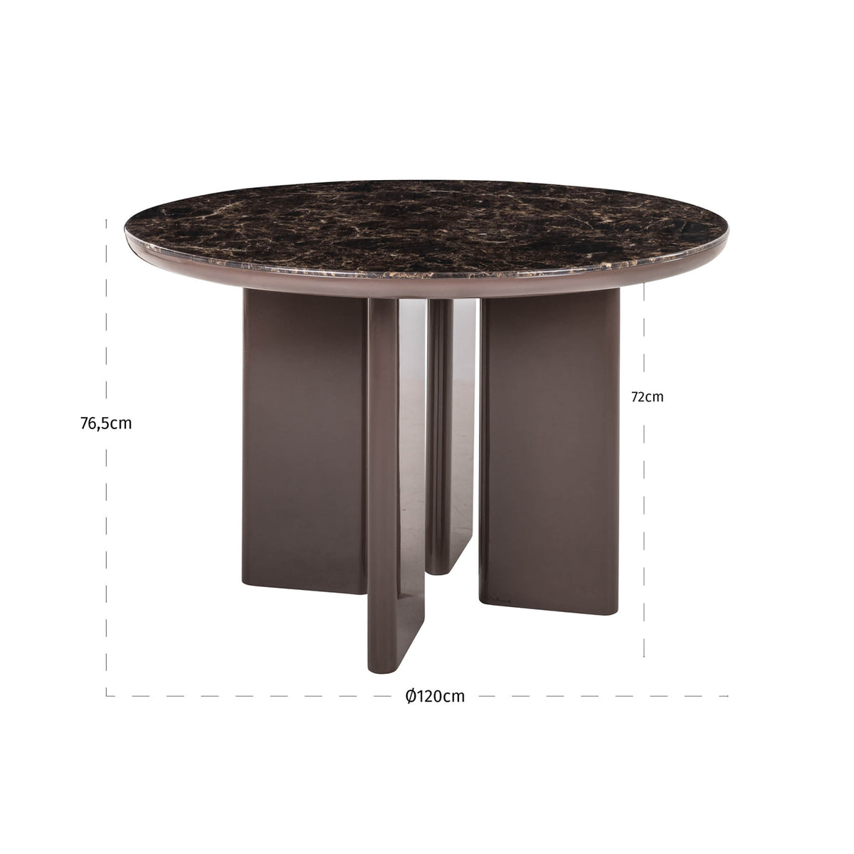 
Tavolo da pranzo di design «Almundi», varie dimensioni - 120 × 120 × 75 cm