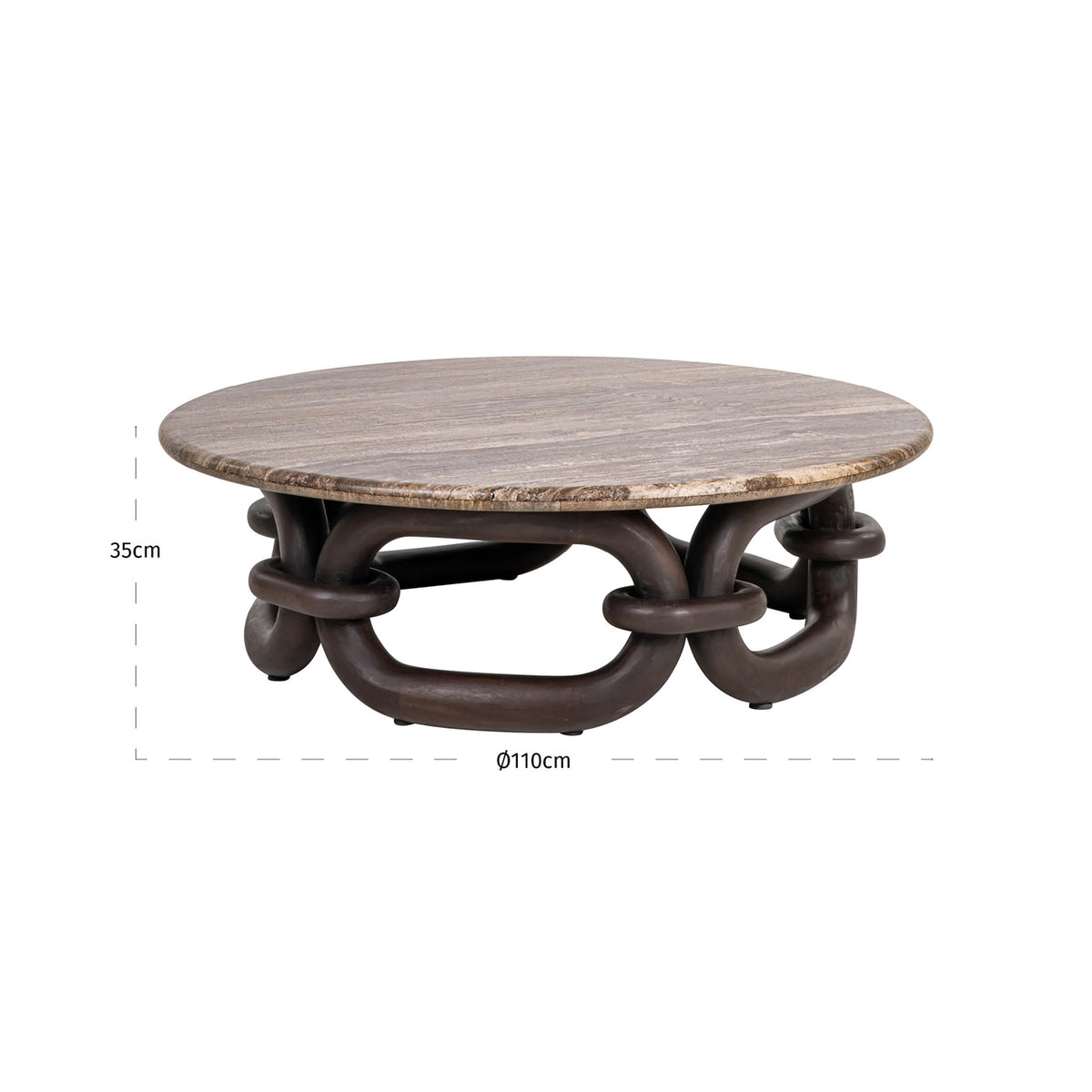 
Tavolino da salotto di design «Chainey»
