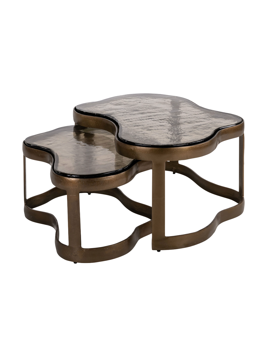 
"Russo" designer bedside table with marble top