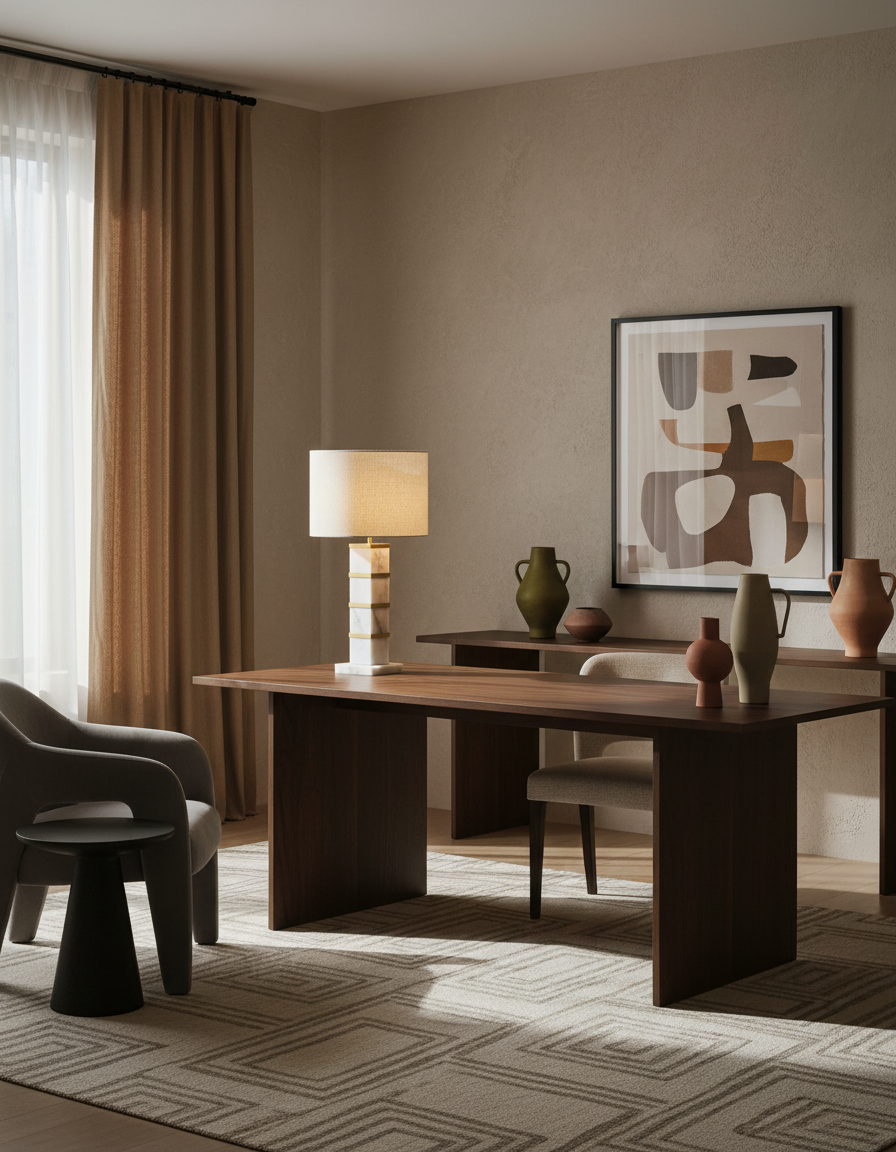 
Grande lampada da tavolo di design in marmo “Celinae”