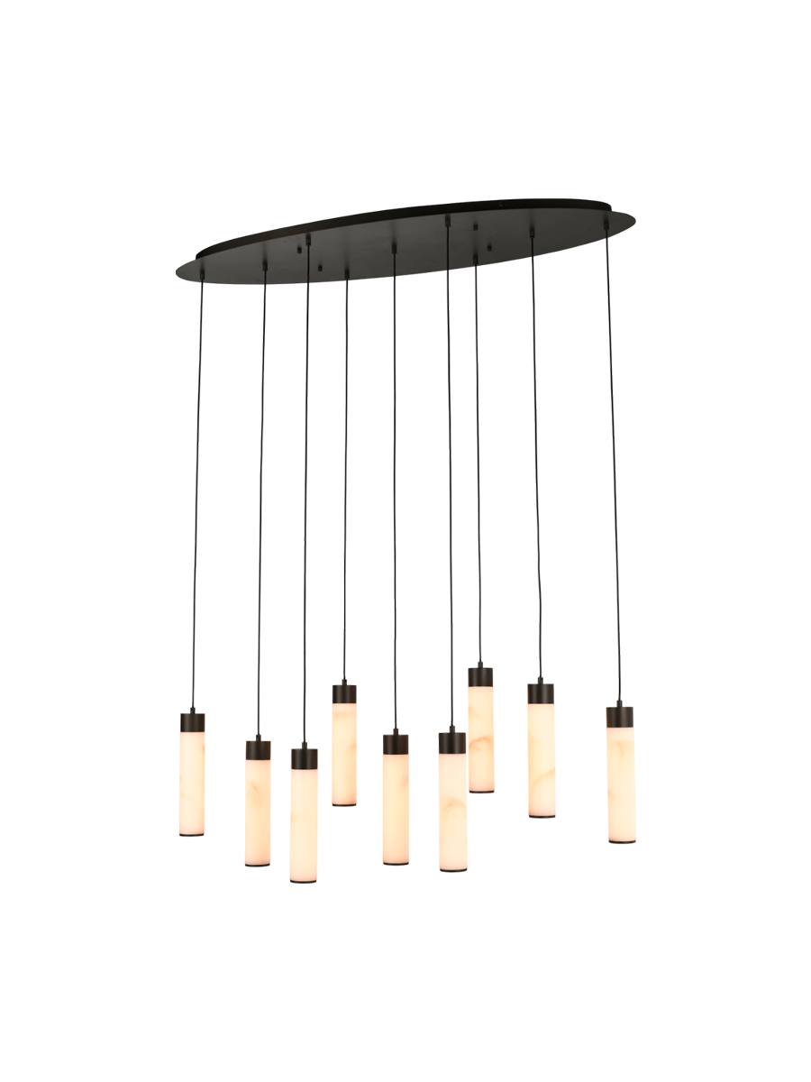 
Lampadario di design «Chavine», 9 luci