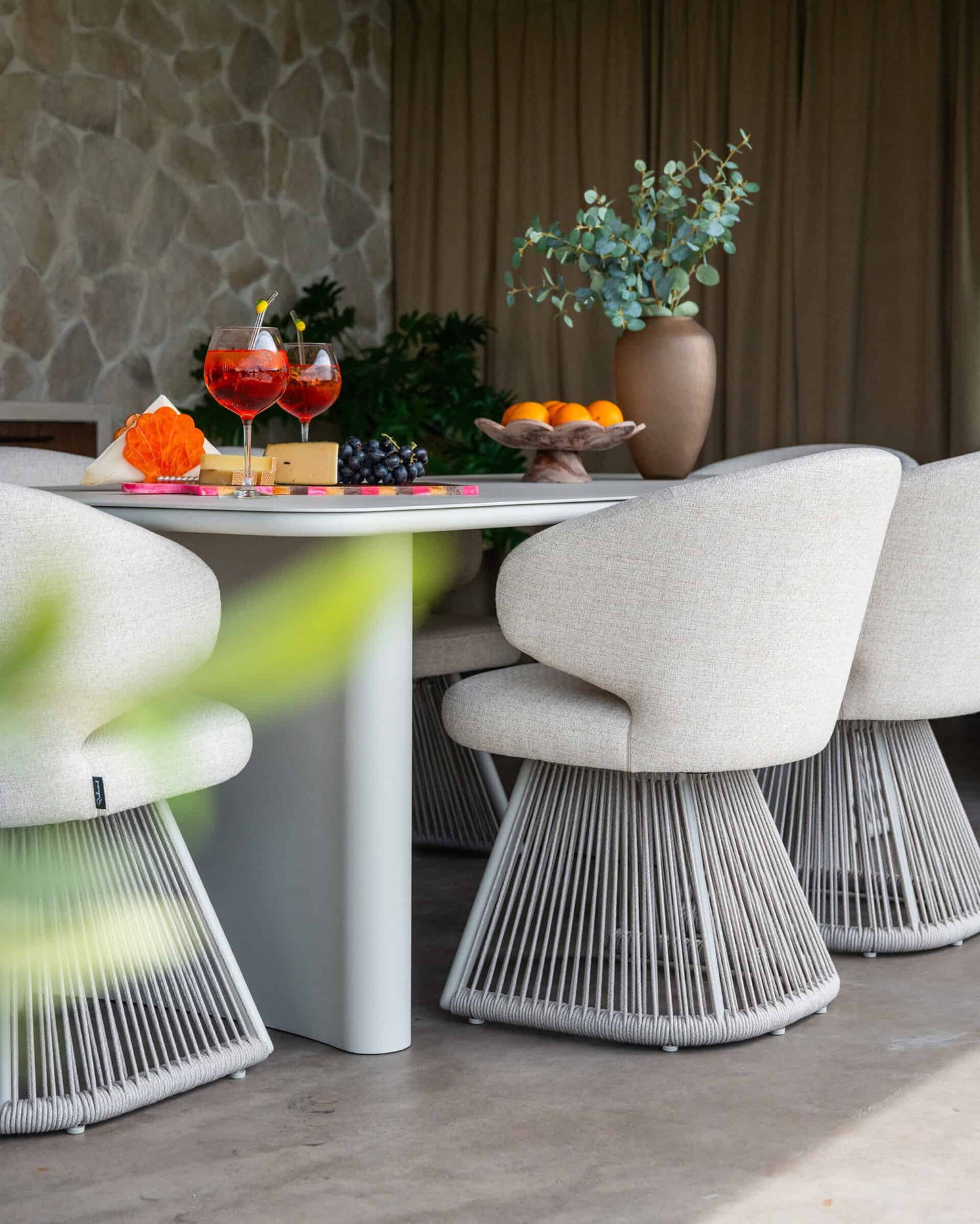 
High-Quality Outdoor Garden Chair "Nuba" - Beige Alpine