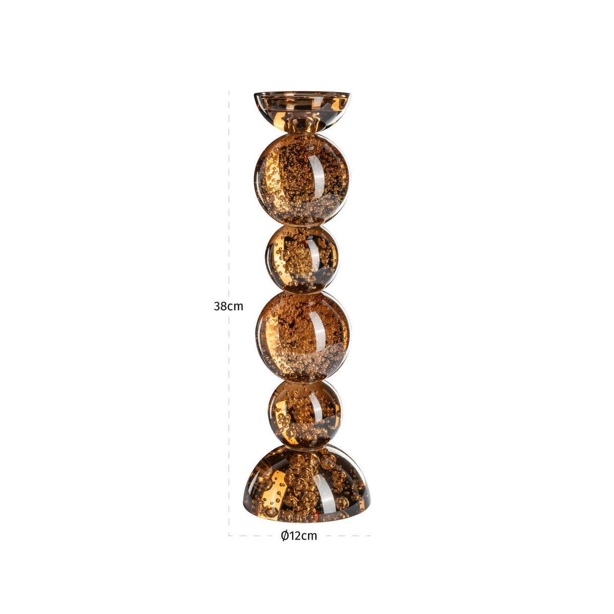 
Portacandele di design «Jolita», varie dimensioni - 12 × 12 × 38 cm