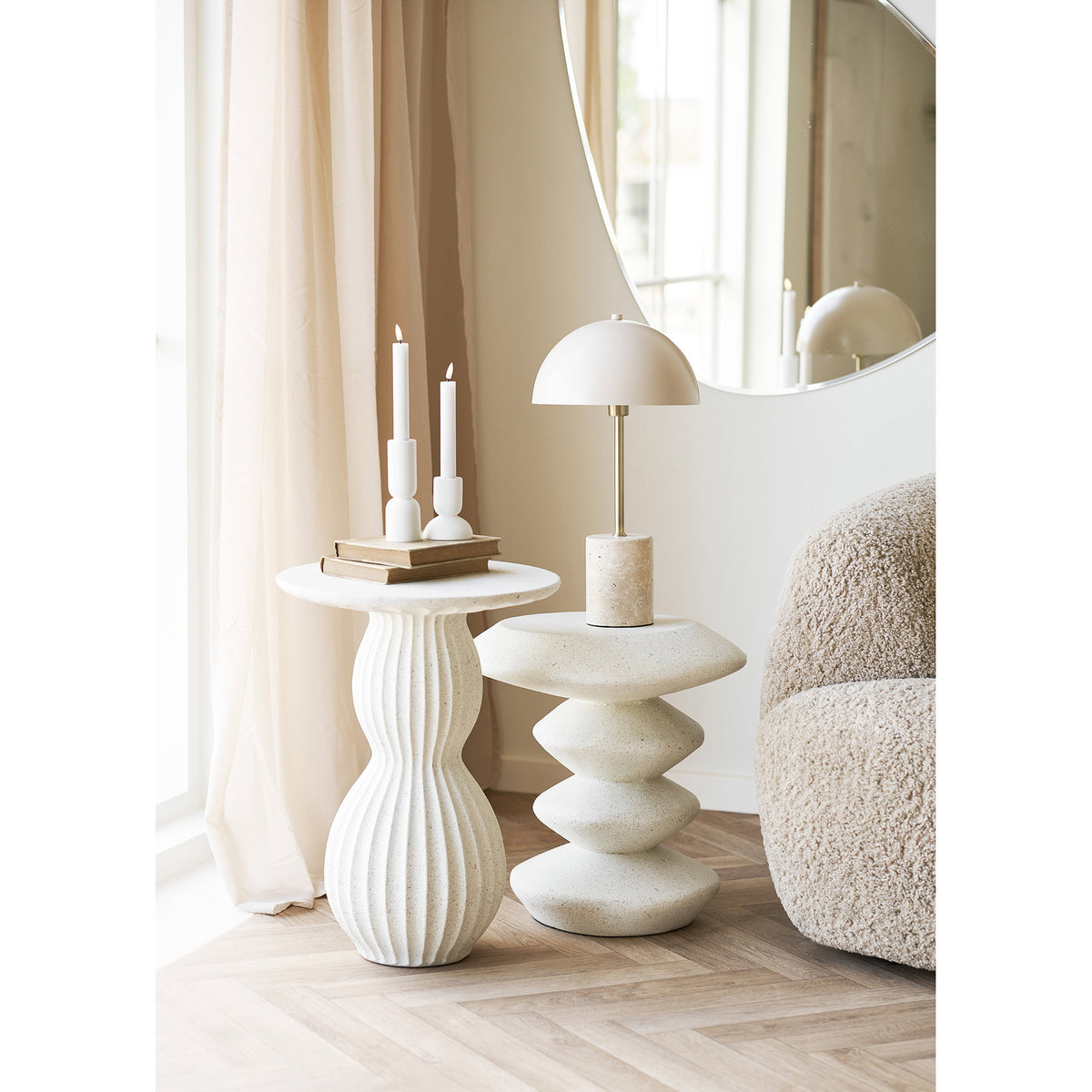 
Runder Design Beistelltisch „Newtown“