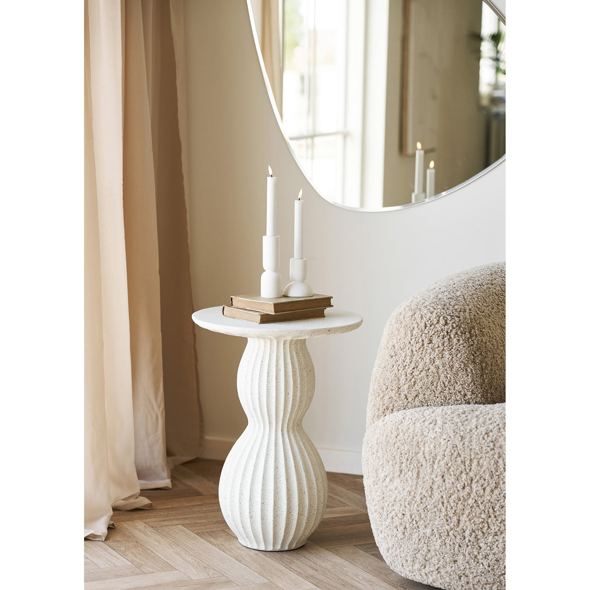 
Runder Design Beistelltisch „Newtown“