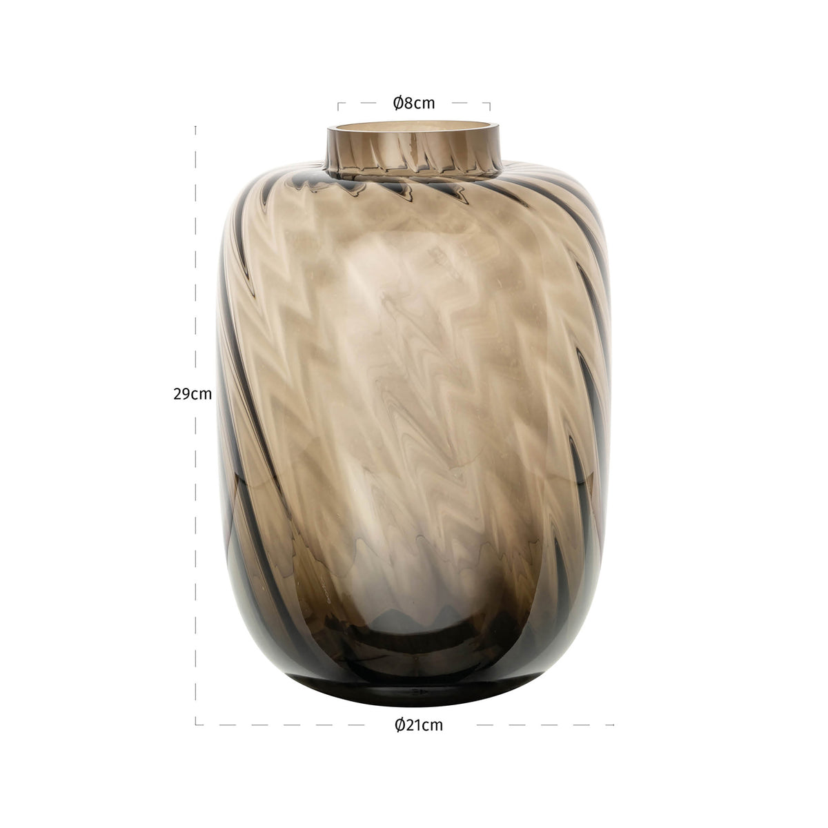 
Vaso di design “Elora”, diverse dimensioni - 21 × 21 × 29 cm