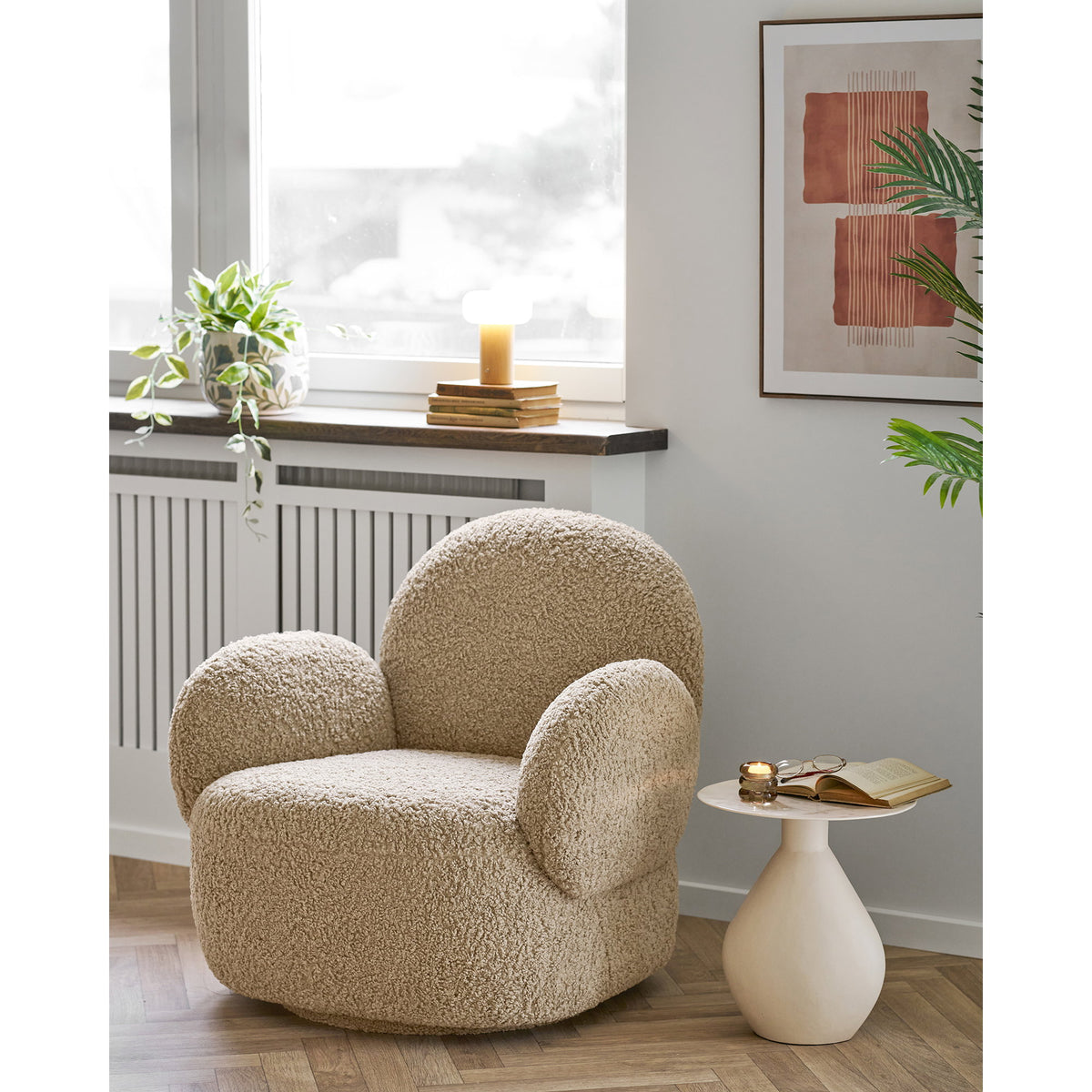 
Tavolino laterale di design rotondo «Calais» - Ø 36 x 40 cm