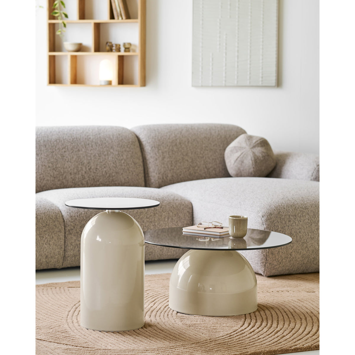 
Round designer side table “Ravello”