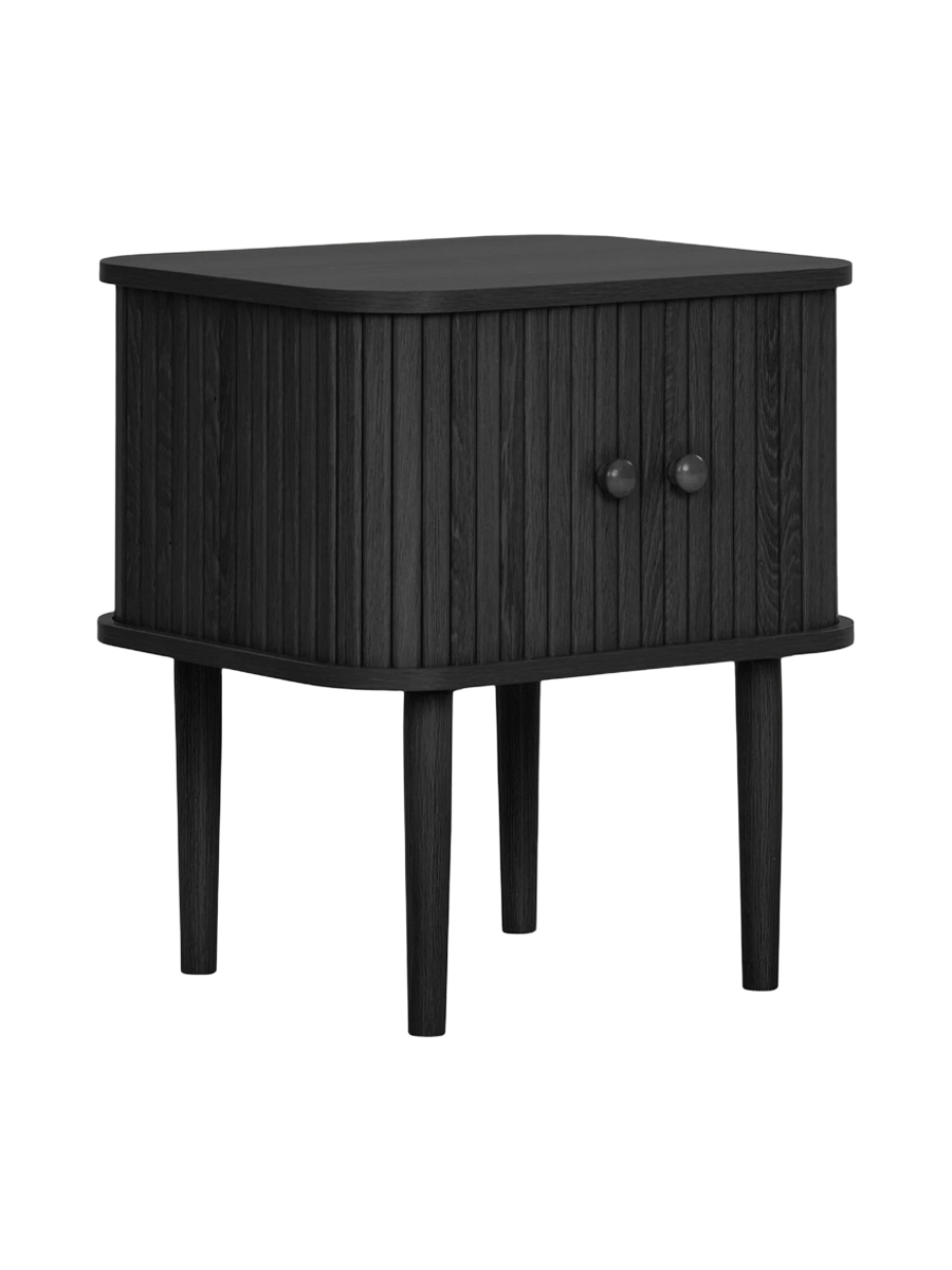 
Tavolino laterale e comodino di design «Niclas» - Nero