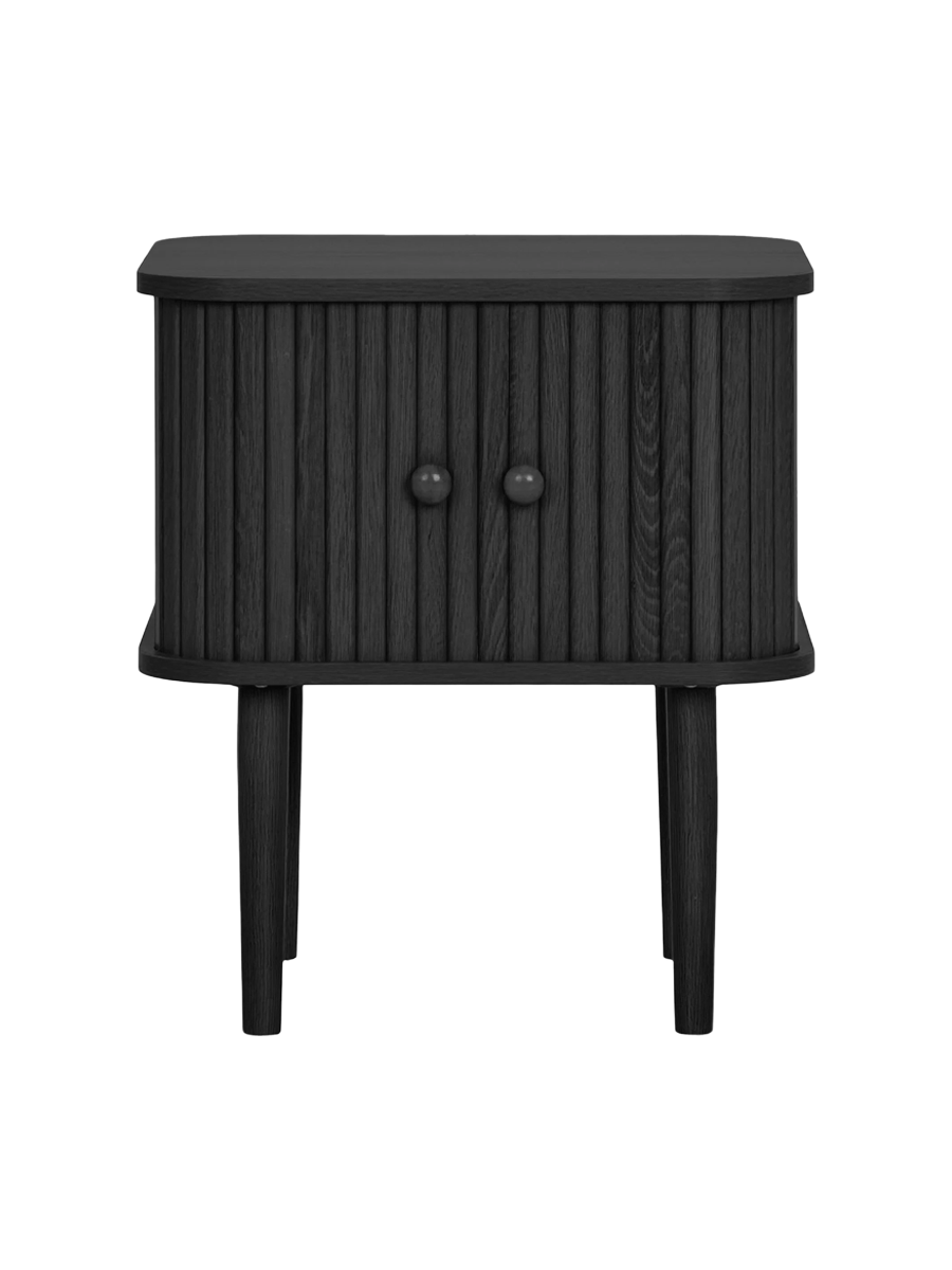 
Tavolino laterale e comodino di design «Niclas» - Nero