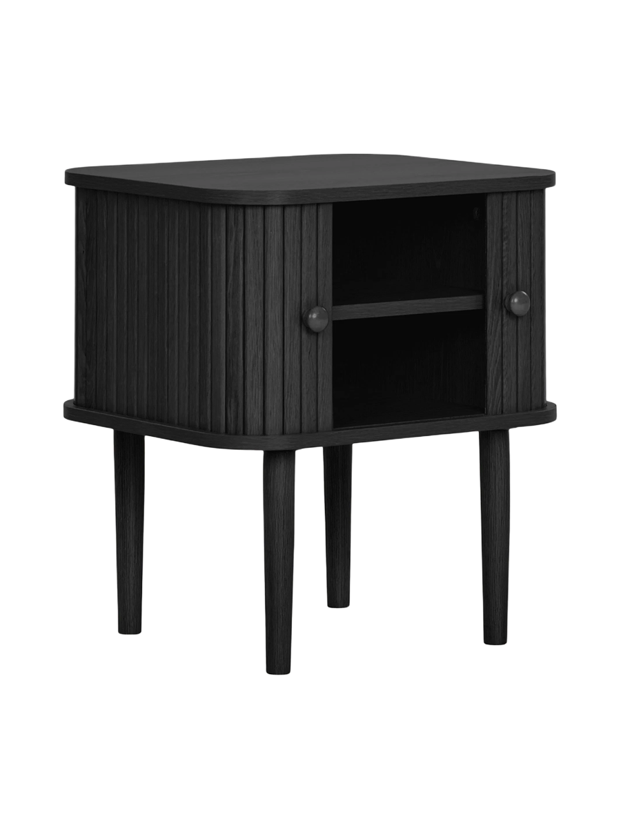 
Tavolino laterale e comodino di design «Niclas» - Nero