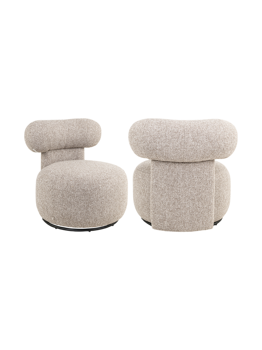 
Poltrona di design «Kaya» - Marrone Cayenne