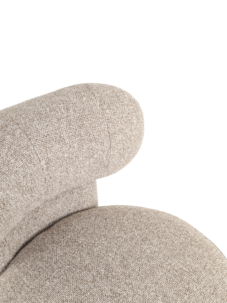 
Poltrona di design «Kaya» - Marrone Cayenne