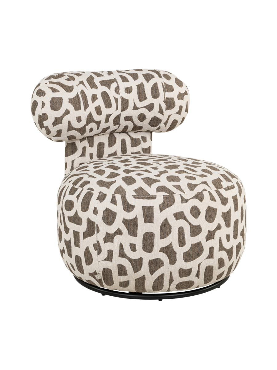 
Poltrona di design «Kaya» - Marrone Cayenne