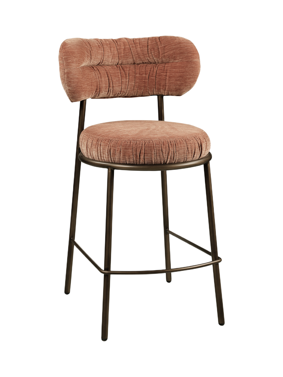 
Sgabello da bancone di design «Encanto» - Sii Straight Mocha Mousse