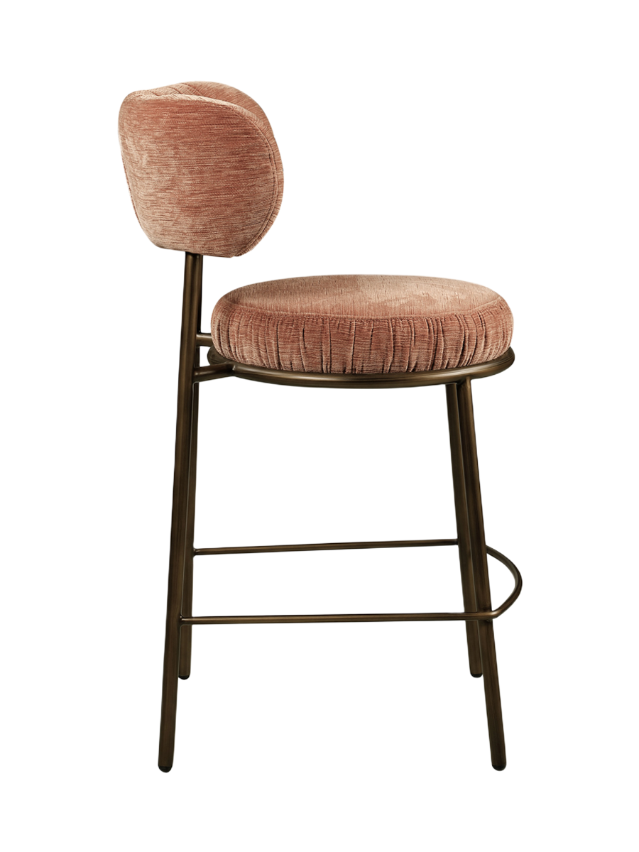 
Sgabello da bancone di design «Encanto» - Sii Straight Mocha Mousse
