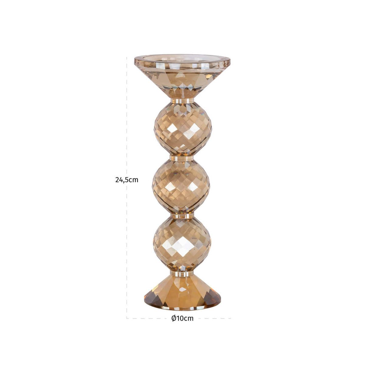 
Portacandele di design „Channah“, diverse dimensioni - 10 × 10 × 24.5 cm