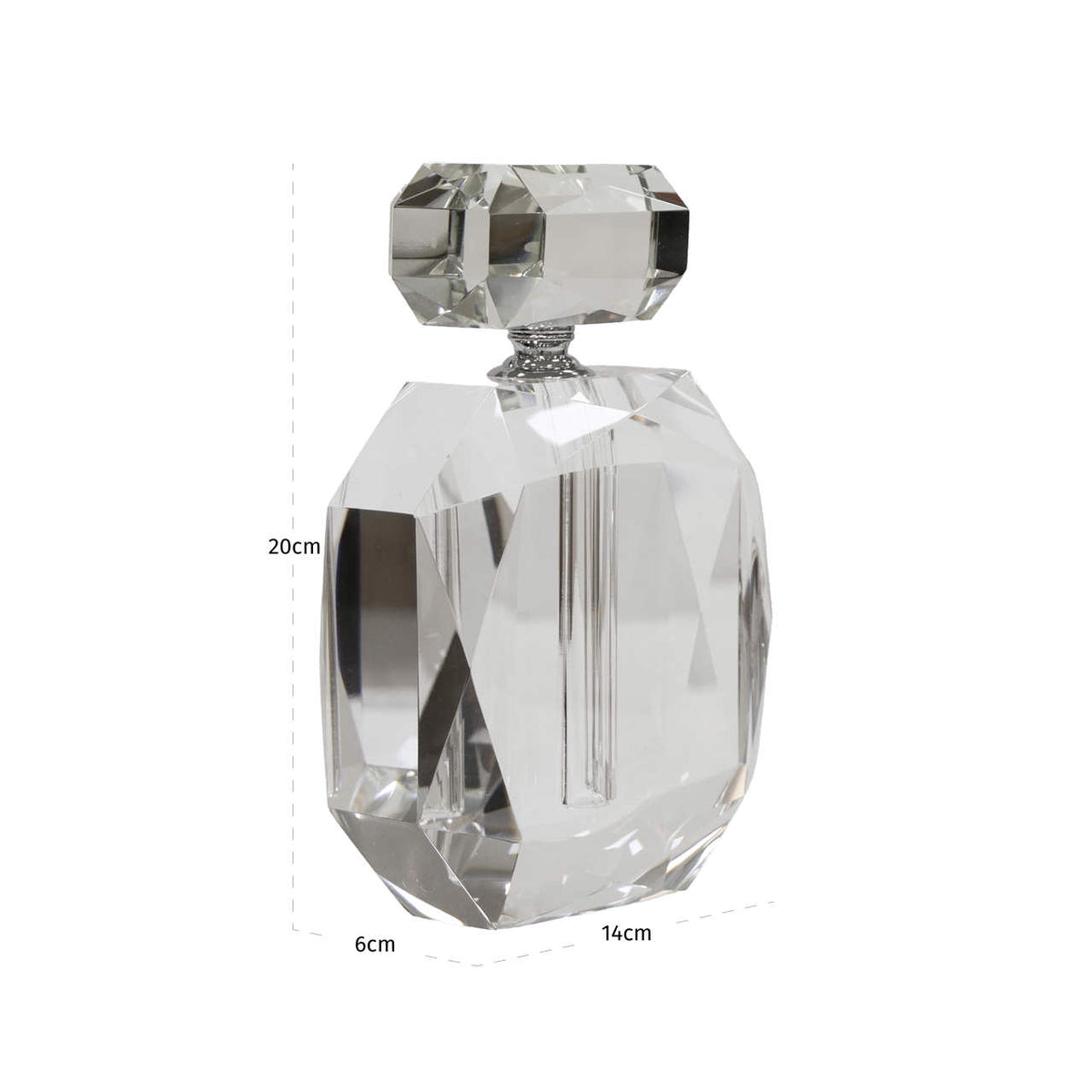 
Oggetto decorativo di design «Khloe» - Trasparente chiaro