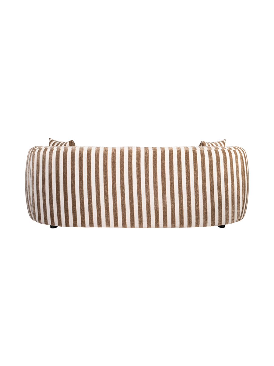 
Divano di design „Luxandra“, diverse dimensioni - 98 × 229 × 77 cm / Strisce Sabbia