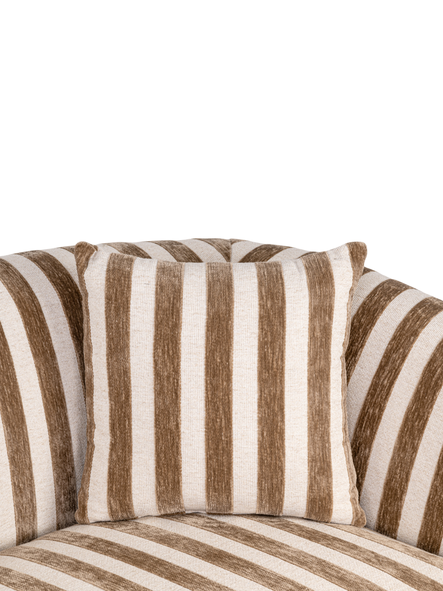
Divano di design „Luxandra“, diverse dimensioni - 98 × 229 × 77 cm / Strisce Sabbia