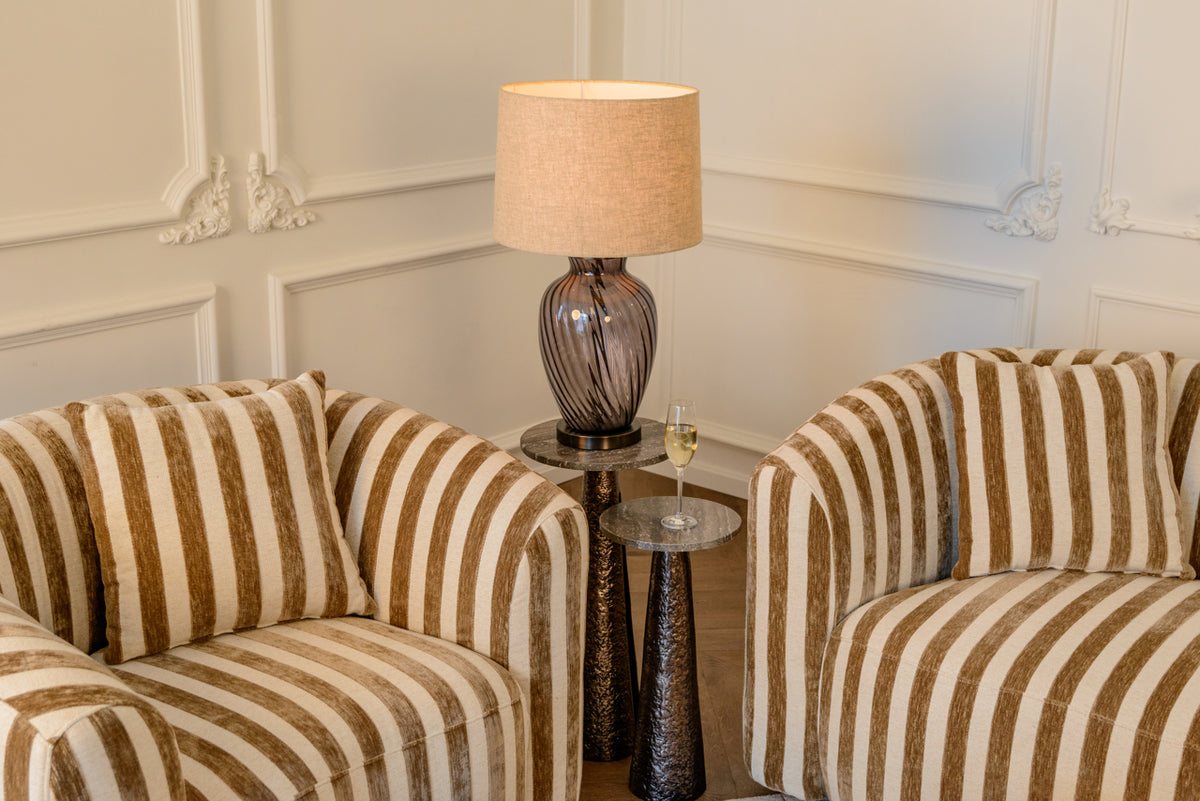 
Poltrona di design «Luxandra», diverse dimensioni - 89 × 113 × 75 cm / Strisce Sabbia
