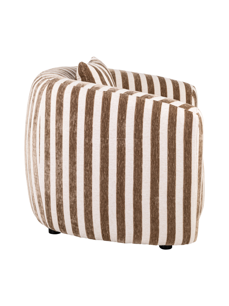 
Poltrona di design «Luxandra», diverse dimensioni - 89 × 113 × 75 cm / Strisce Sabbia