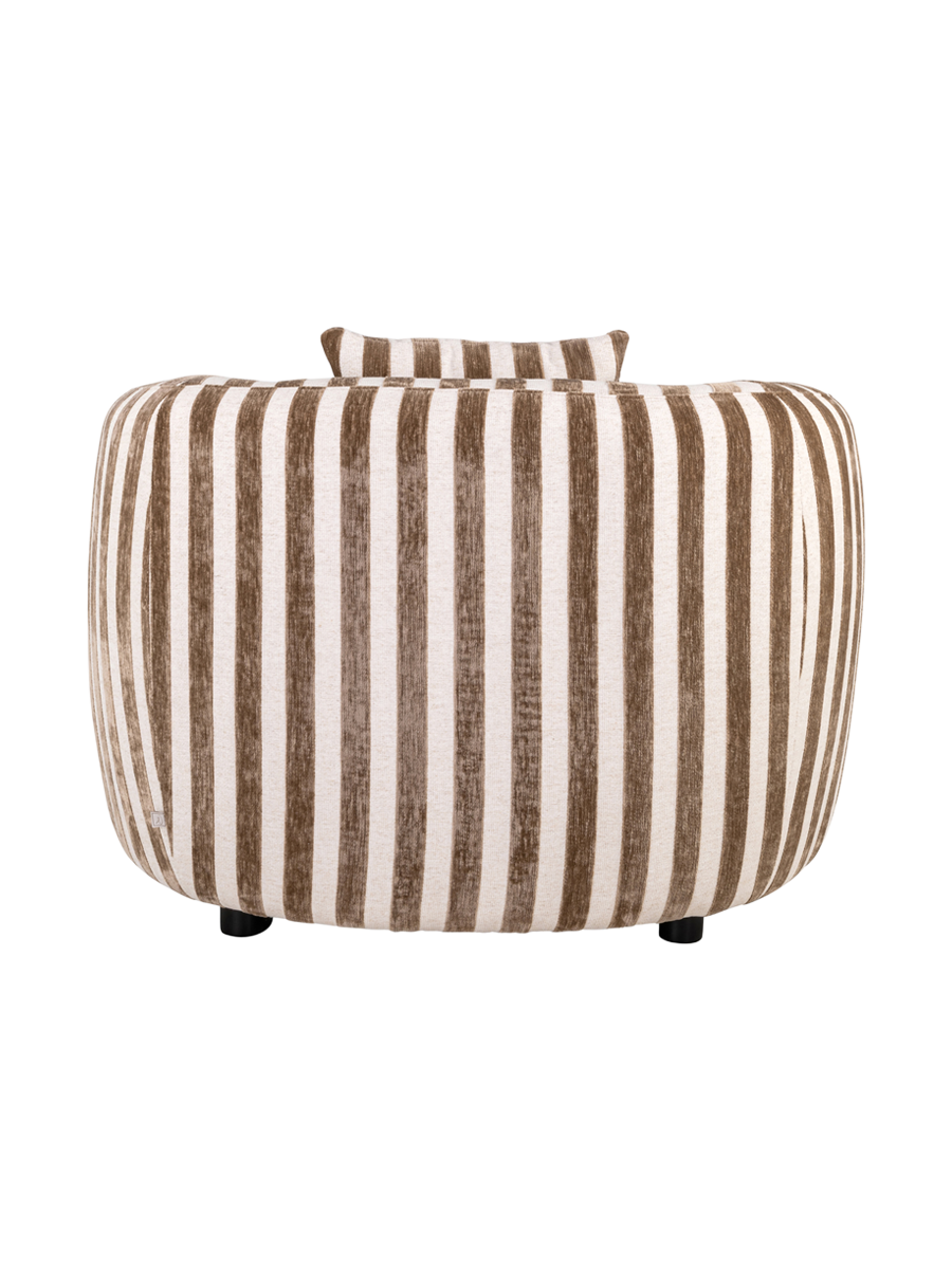 
Poltrona di design «Luxandra», diverse dimensioni - 89 × 113 × 75 cm / Strisce Sabbia