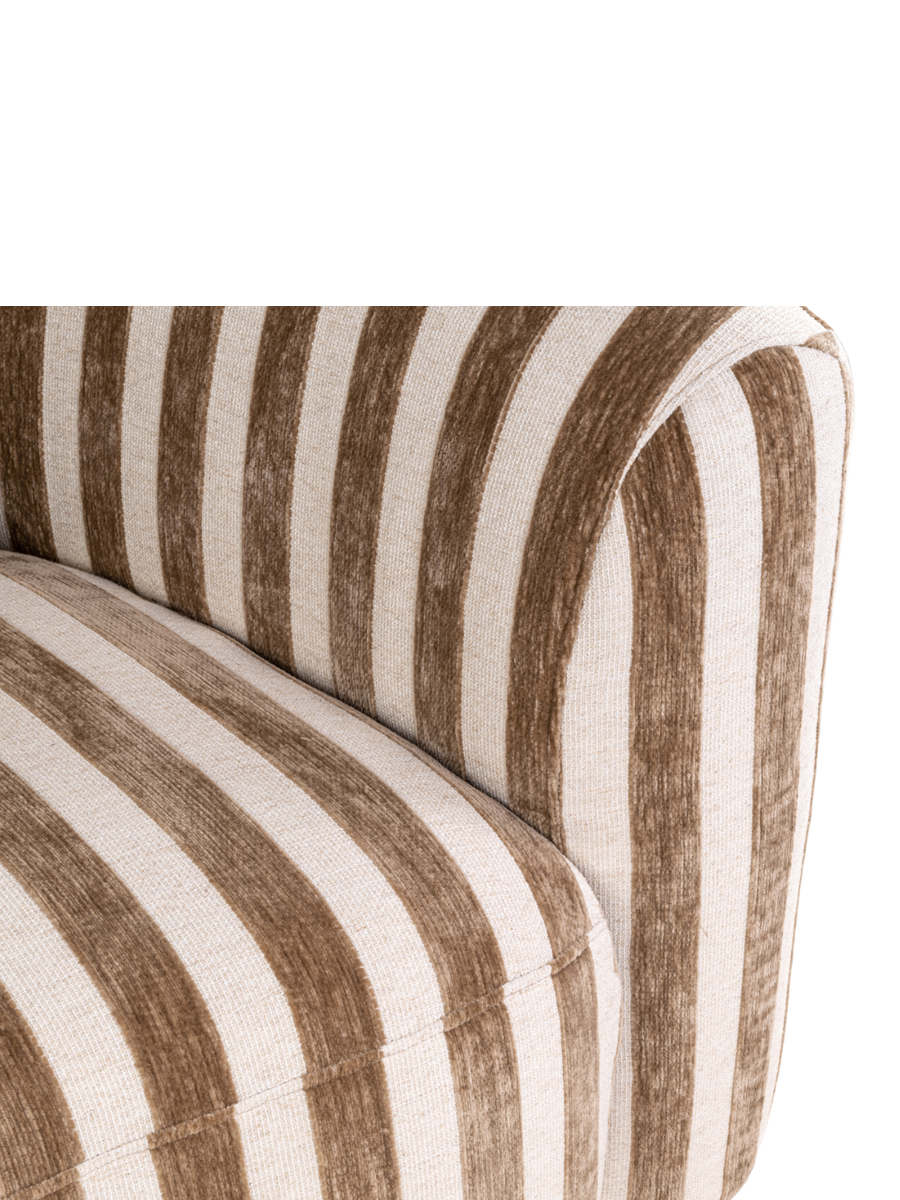 
Poltrona di design «Luxandra», diverse dimensioni - 89 × 113 × 75 cm / Strisce Sabbia