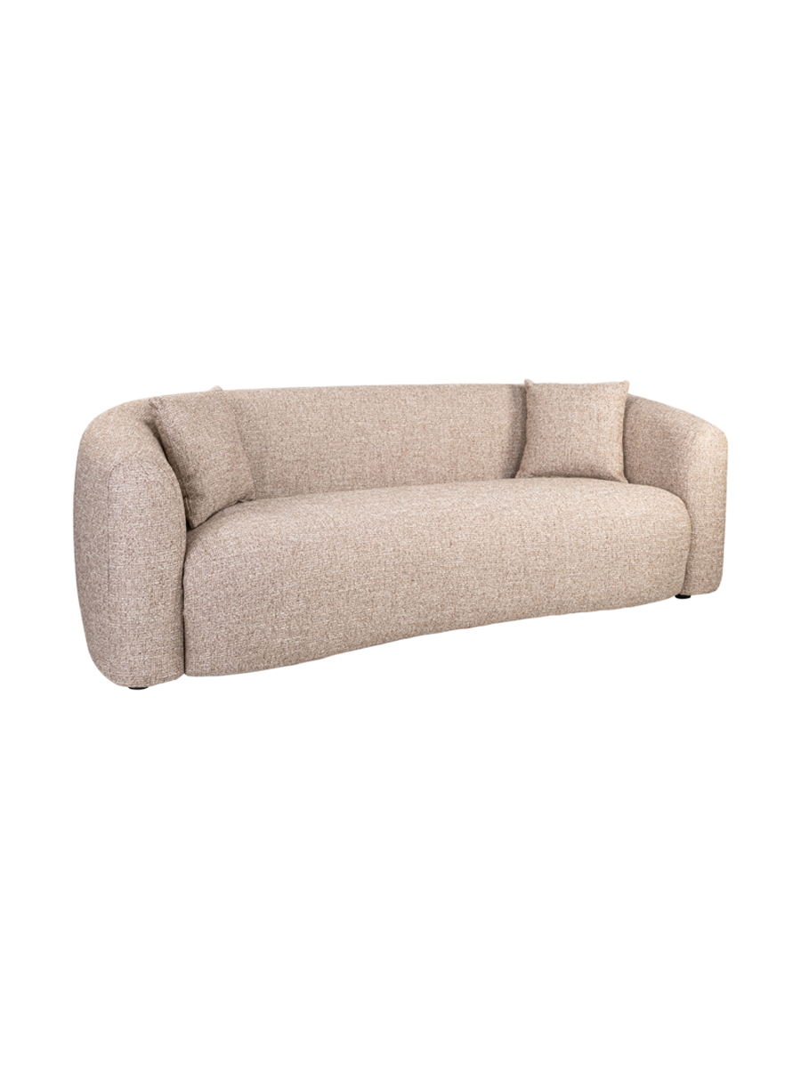 
Divano di design „Luxandra“, diverse dimensioni - 98 × 229 × 75 cm / Tweed sabbia