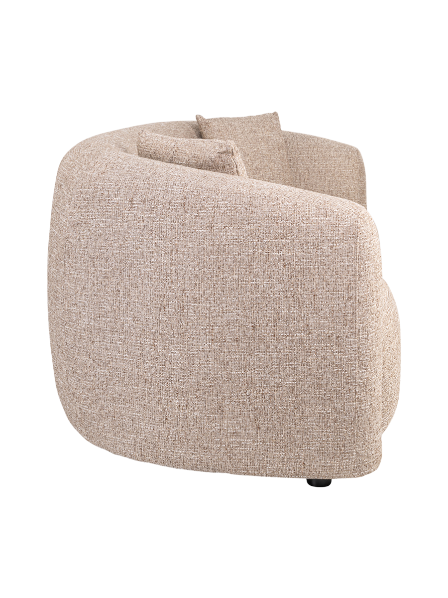 
Divano di design „Luxandra“, diverse dimensioni - 98 × 229 × 75 cm / Tweed sabbia