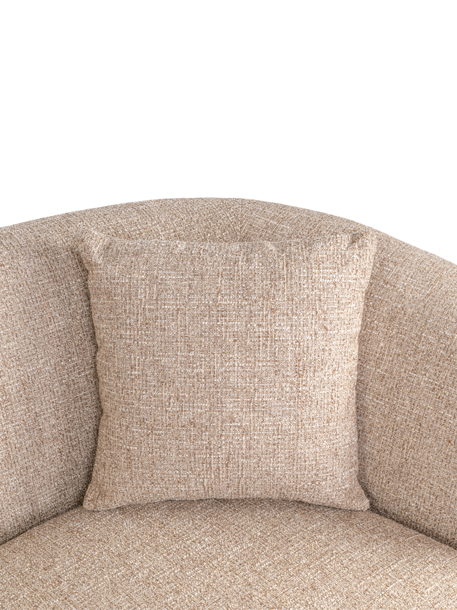 
Divano di design „Luxandra“, diverse dimensioni - 98 × 229 × 75 cm / Tweed sabbia