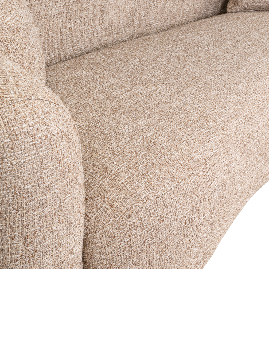 
Divano di design „Luxandra“, diverse dimensioni - 98 × 229 × 75 cm / Tweed sabbia