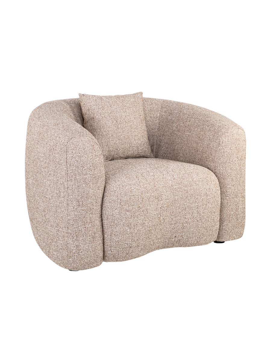 
Poltrona di design «Luxandra», diverse dimensioni - 89 × 113 × 75 cm / Strisce Sabbia