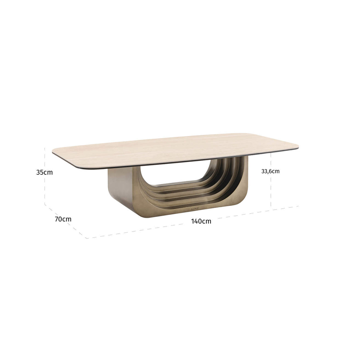
Tavolino da salotto di design «Maxfield»