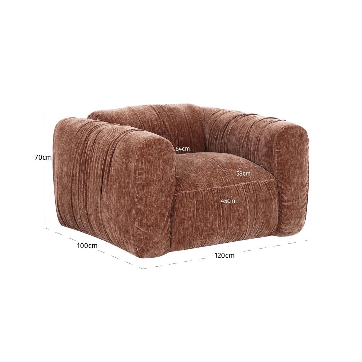 
Poltrona di design «Monty»