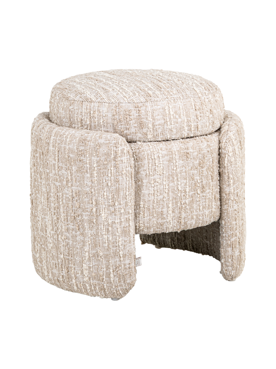
Sgabello di design «Cupid» - Angora beige