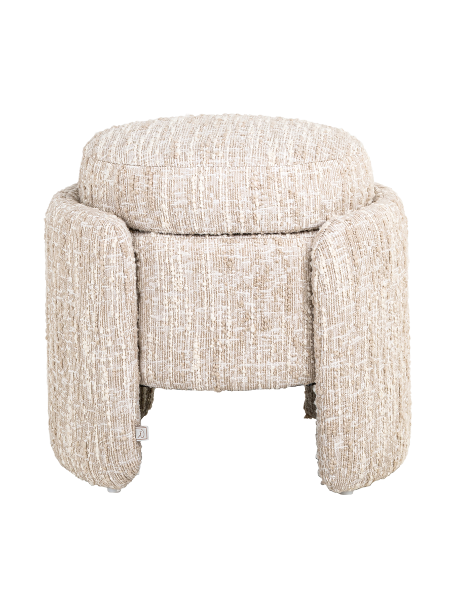 
Sgabello di design «Cupid» - Angora beige