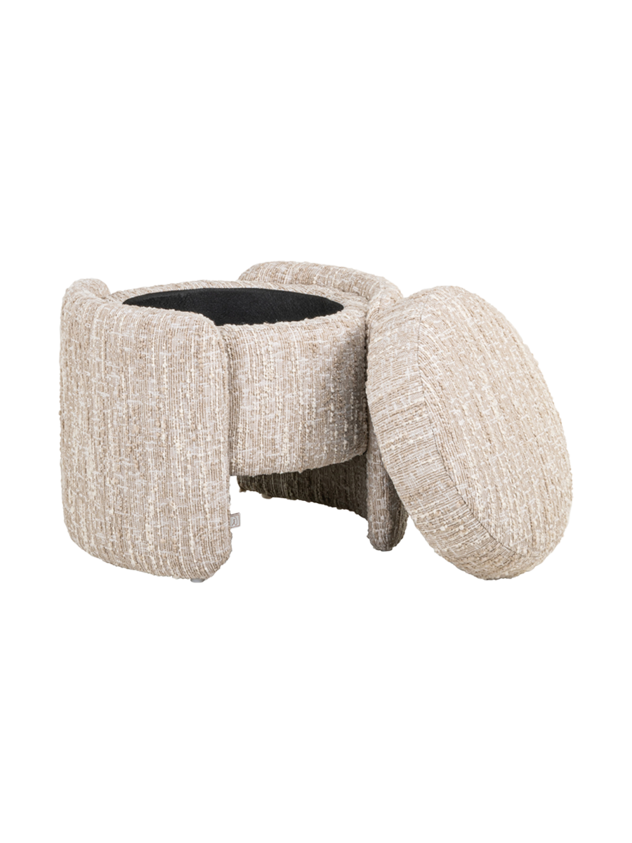 
Sgabello di design «Cupid» - Angora beige