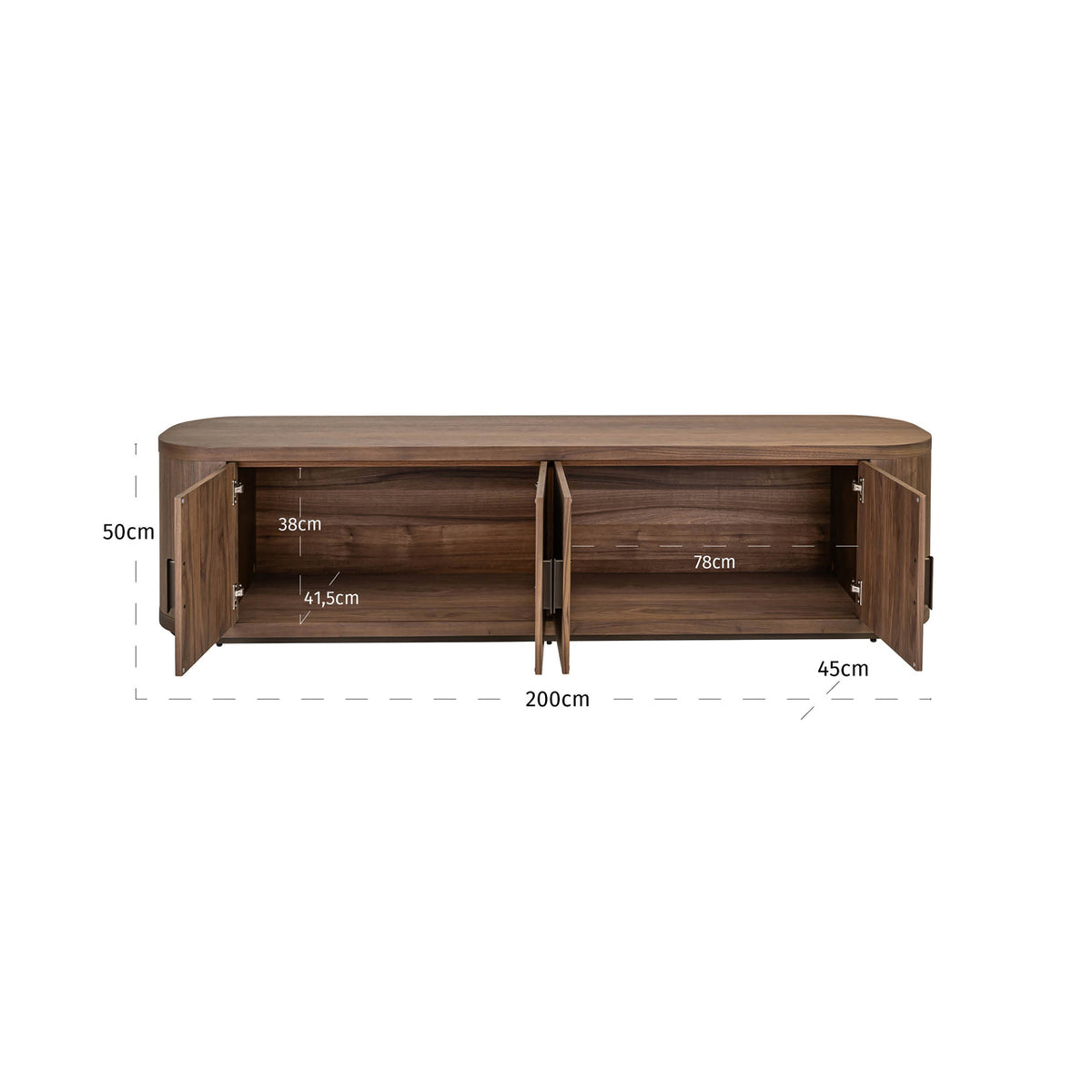 
Madia bassa di design «Windsor»