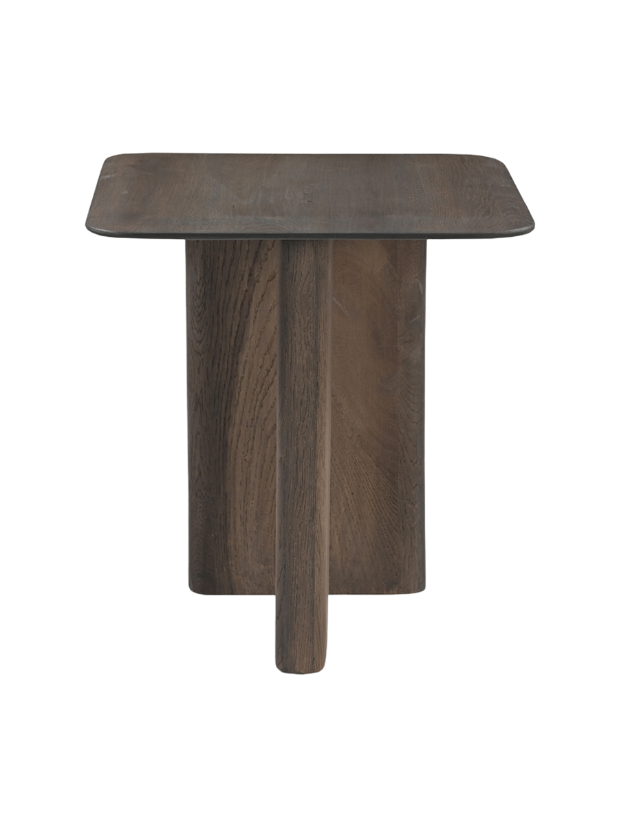 
Tavolino di design «Castello» con piano in rovere