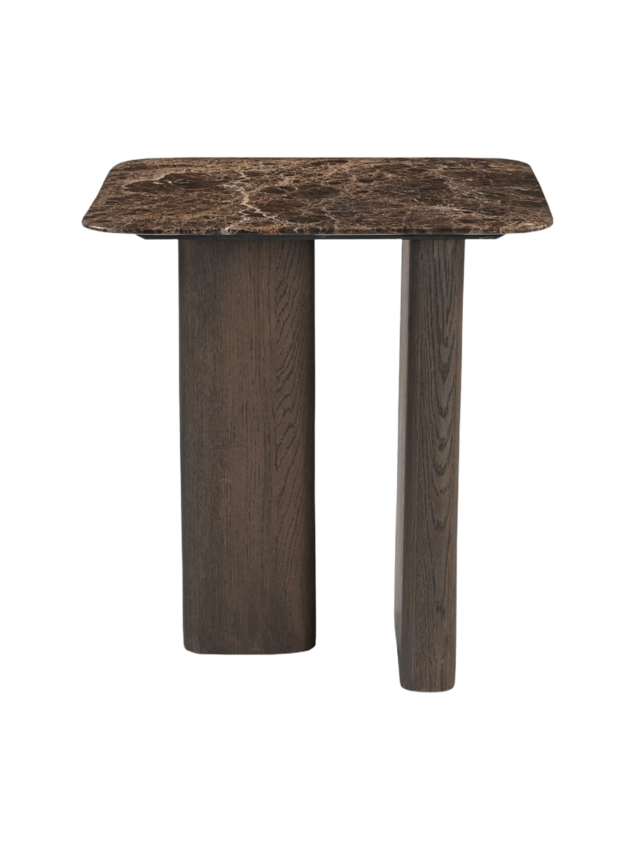 
Tavolino di design «Castello» con piano in marmo