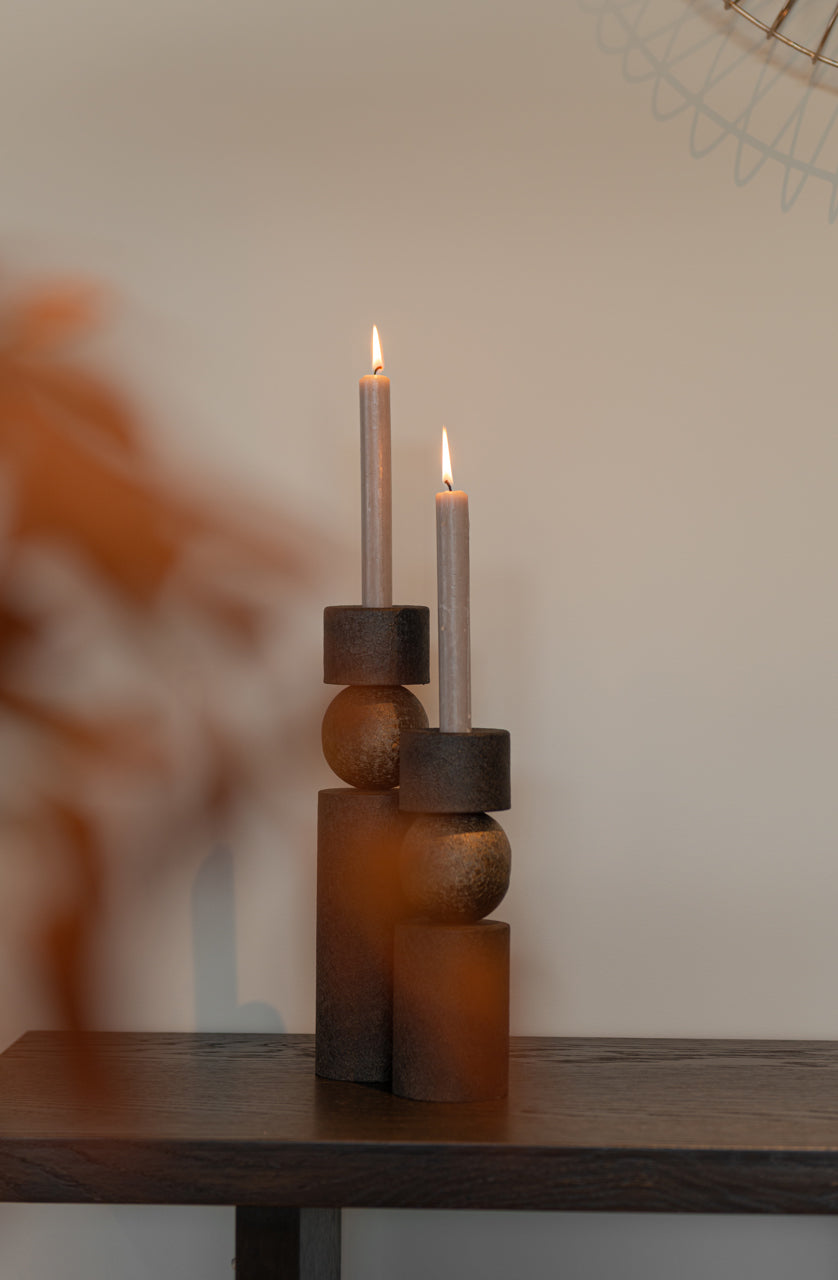 
Portacandele di design «Hasley», varie dimensioni - 7.5 × 7.5 × 24 cm