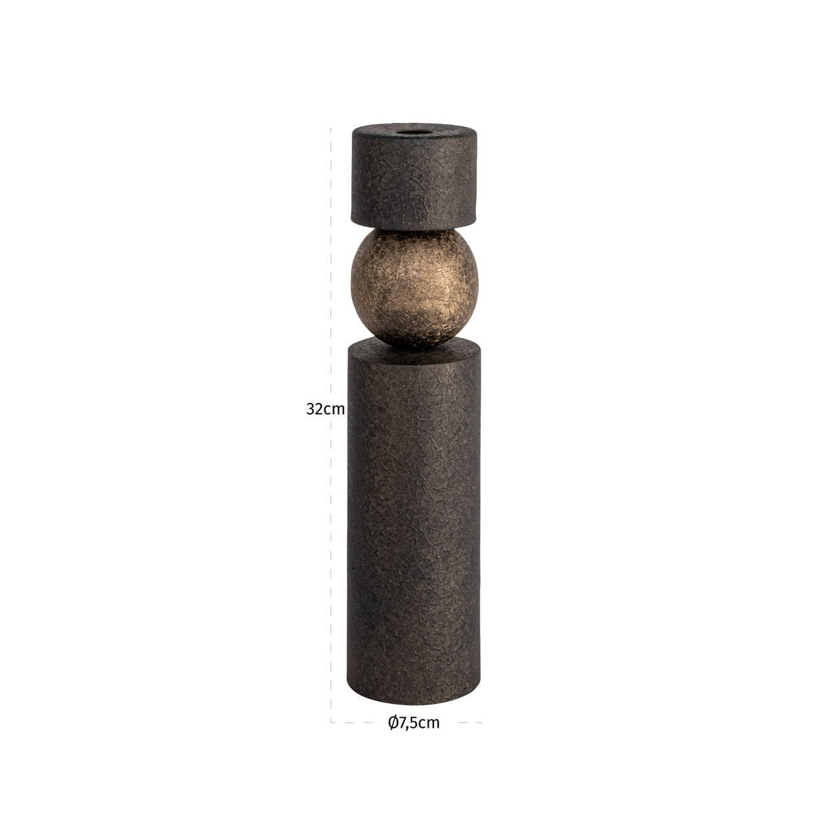 
Portacandele di design «Hasley», varie dimensioni - 7.5 × 7.5 × 24 cm