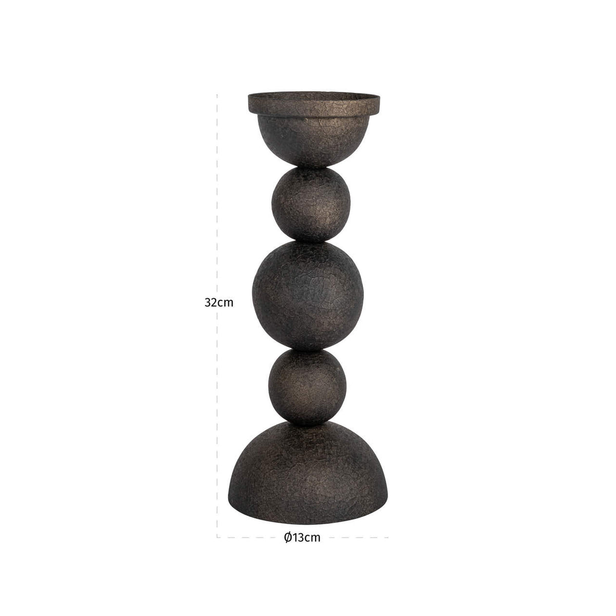 
Portacandele di design «Jersey», varie dimensioni - 13 × 13 × 32 cm
