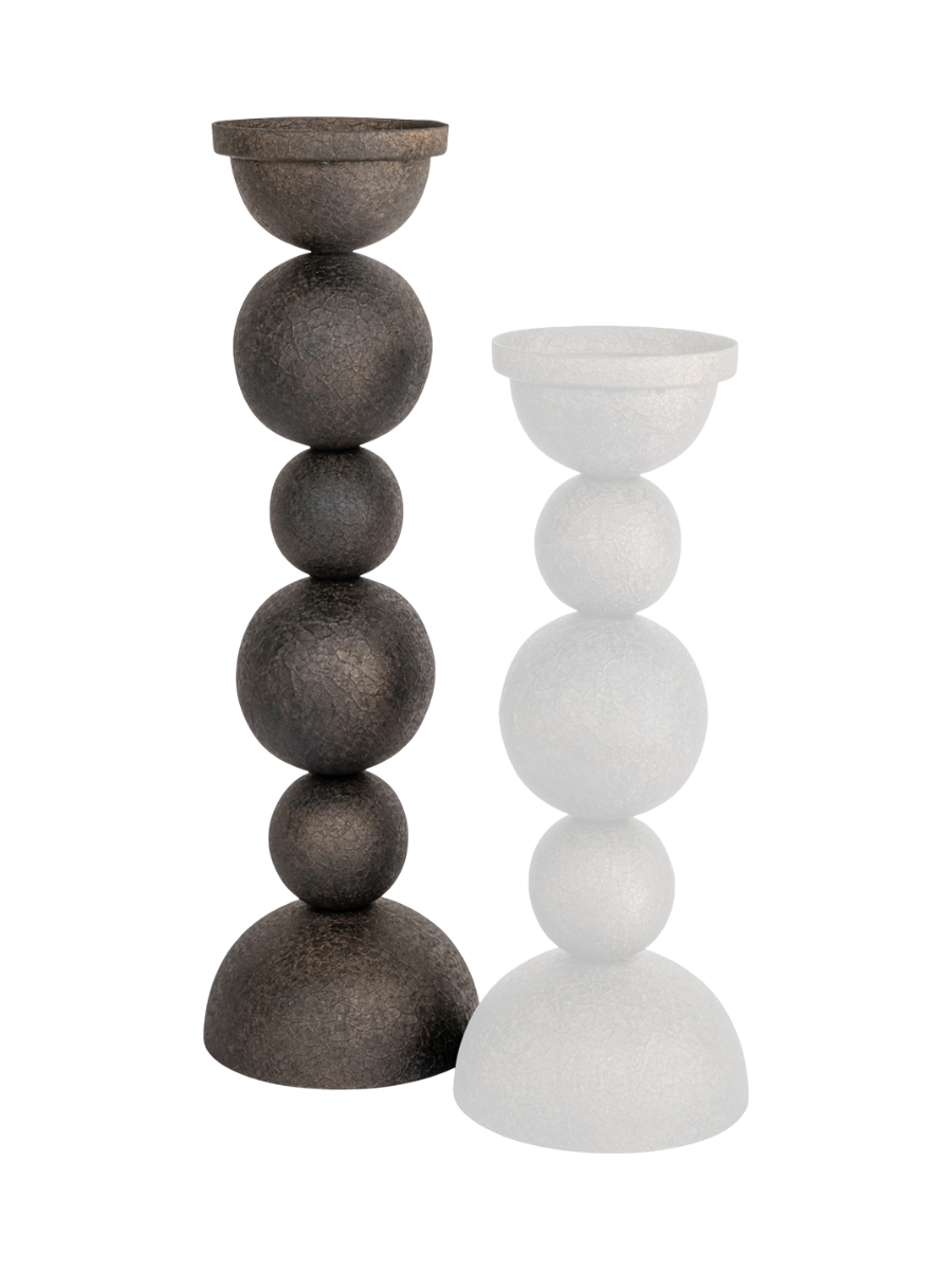 
Portacandele di design «Jersey», varie dimensioni - 13 × 13 × 41 cm