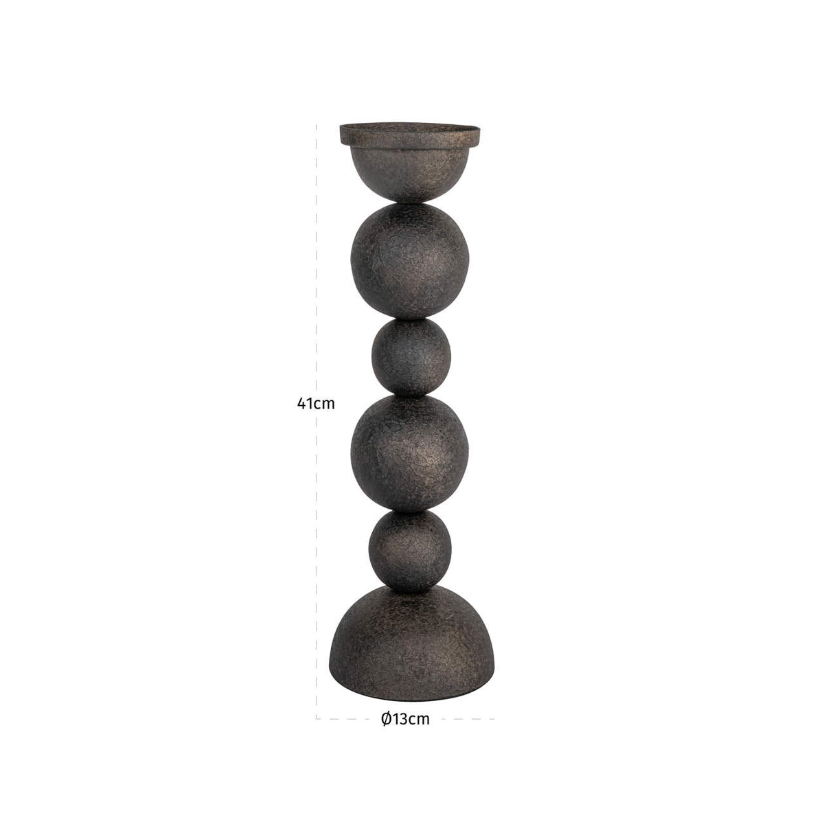 
Portacandele di design «Jersey», varie dimensioni - 13 × 13 × 41 cm