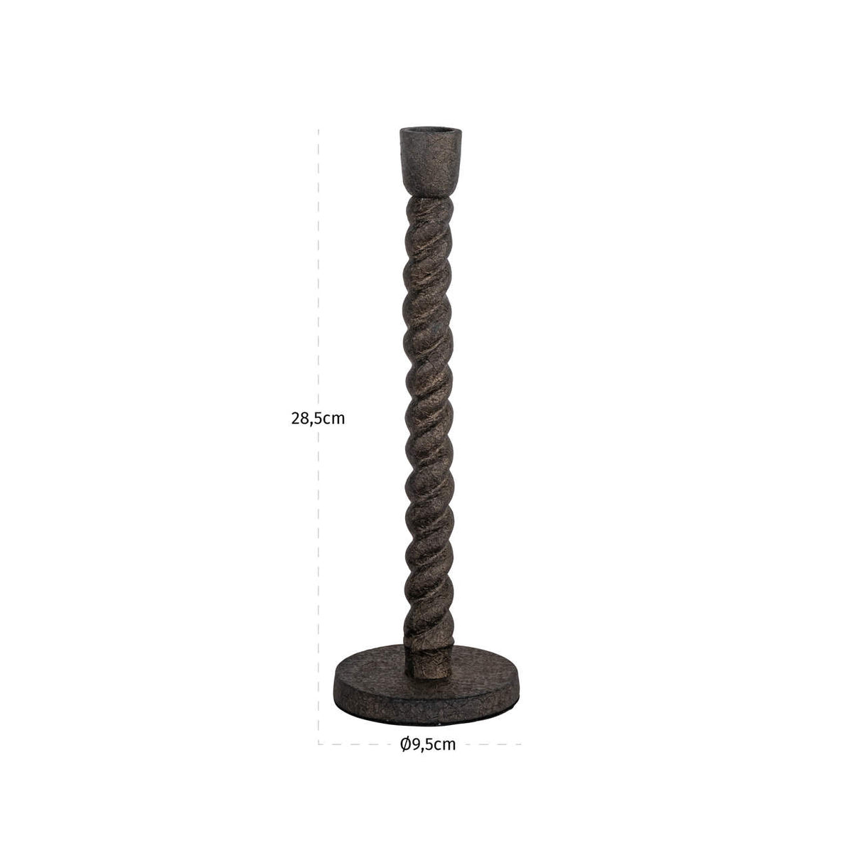 
Portacandele di design «Milena», varie dimensioni - 9.5 × 9.5 × 28.5 cm