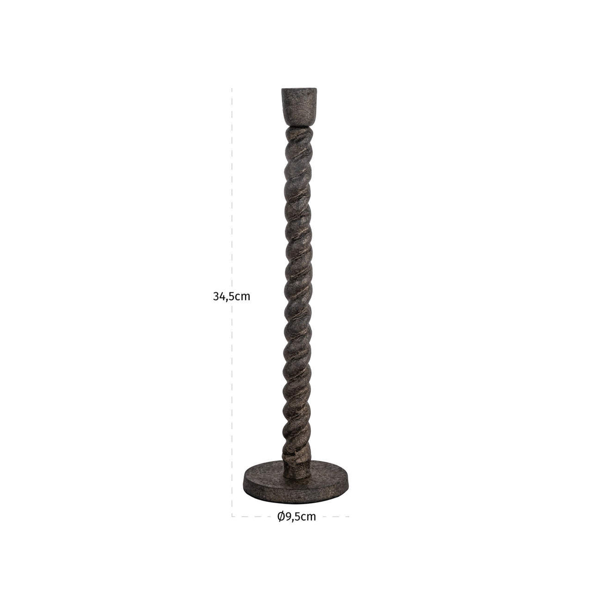 
Portacandele di design «Milena», varie dimensioni - 9.5 × 9.5 × 34.5 cm